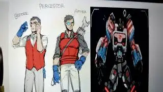 Transformers characters as human versions reaction (ft brawn and perceptor)