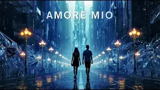 💎 DIAMOND RAIN - AMORE MIO (Crystal Synth Pop Mix) | Music video. 2025