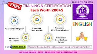 FREE - GOOGLE CLOUD TRAINING & CERTIFICATION #gcp #googlecloud #googlecloudtraining #certification