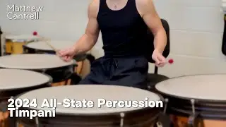 Texas All-State Timpani Etude - Etude 13 &lsquo;E.V.&rsquo; from &ldquo;Studies in Copper&rdquo; by Alex Orfaly