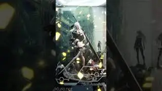 NieR Automata A2 statue display Case by Sfixture