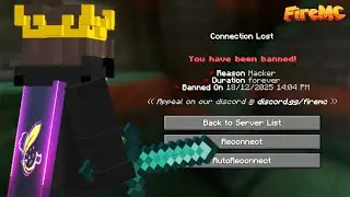 I Got Permanently Banned on this Minecraft Public Server Fire Mc