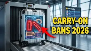 New carry-on travel rules for Europe 2025.  Banned items!