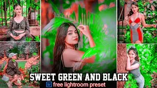 Sweet Green And Black tone Lightroom preset || Lightroom Presets Free Download || free presets