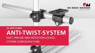 Anti-Twist System for RK Light Clamps (tube connectors)