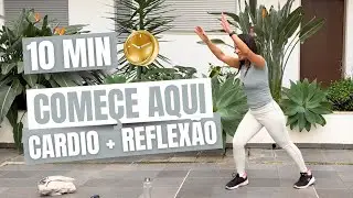 Cardio para iniciantes 10  minutos de baixo impacto em casa |  Cardio Leve Para Emagrecer