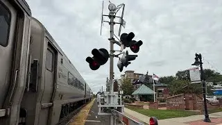 [4K/HDR]: NJ Transit train 1867 departing Rutherford (10/12/25)