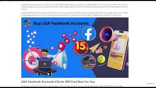 Step-by-Step Guide to Buying Aged USA Facebook Accounts  In 2025