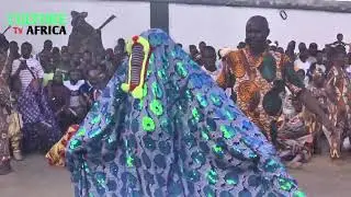 EGUN ARIYAYO DISPLAY AT THE 8TH DAYS RITUALS OF THE LATE OBA OF IDIMU KINGDOM