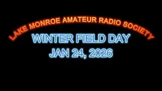 WINTER FIELD DAY JAN 24,2026