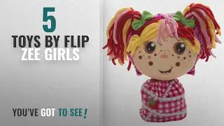 Top 10 Flip Zee Girls Toys [2018]: Flip Zee Girls (Zana Very Berry Strawberry) 2-in-1 Plush Doll by