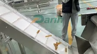 Pet treats cooling system and auto sorting line - DARIN