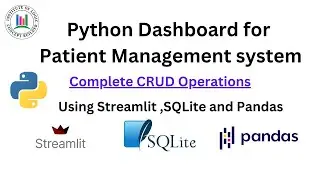 Python dashboard | Streamlit Dashboard | Database in Python