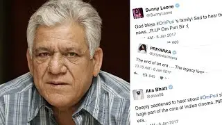 Bollywood Celebs pay condolence to Late Om Puri | Tweets