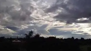 Storm clouds clearing