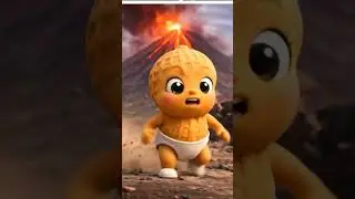 babypeanut running fast to get out in volcano island #babypeanut #babypeanut