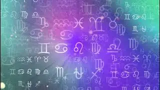 Astrology Horoscope Zodiac Graphic Abstract Animation | Free Video Background Loop Footage
