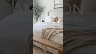 Amazon cozy and affordable bedding options under $50!! #amazonfinds #amazonbedding #amazonhomedecor