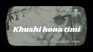 Khushi Hunu Timi - Yuvraj KC (Prod. by RUTHLESS BEATZ) | Official Music Video 2026