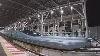 【HTBニュース】道内初　未来の新幹線がやってきた！