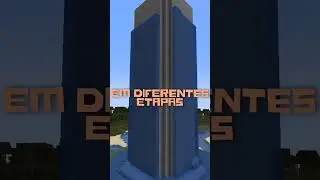 A torre nost&aacute;lgica em diferentes etapas #minecraft #shorts #mine #craftbits