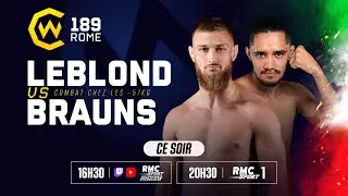 🥊LE COMBAT DE NICOLAS LEBLOND ICI - Prelims Cage Warriors 189 Gratuit en direct de Rome !