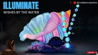 Wishes by the Water @ Illuminate -Sea World's Aquatica Holiday Lantern Festival #seaworld #christmas