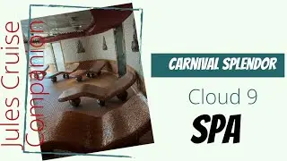A glimpse at the Cloud 9 Spa on Carnival Splendor @julescruisecompanion