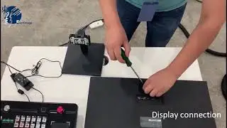 How to install X ray baggage machine