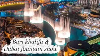 Burj khalifa dubai fountain show😍🏙️ #youtubevideo #explore #dailyvlog #viralvideo 