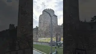 Walking Past Rumeli Hisarı #Istanbul4K#RumeliHisarı#Bosphorus#SeasideWalk#TravelShorts#SoulfulWalks