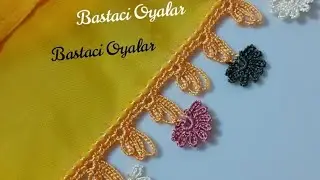 Igneden tığa şahane tığ oya modeli 🌹🌹