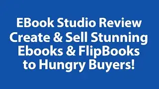 EBook Studio Review EBook Studio Demo AI Powerd App Creating Stunning eBooks Made Easy