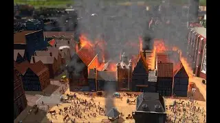 Cities Skylines   Amsterdam   Fire   Dam