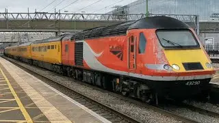NR NMT HST (43290 & 43299) aka Flying Banana Power Through MKC Southbound on WCML FL Rec Run 27/4/22