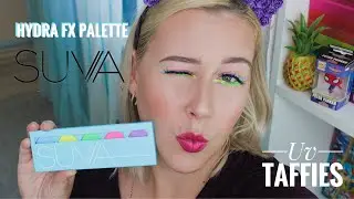 🌈SUVA BEAUTY HYDRA FX PALETTE UV TAFFIES ПОЛНЫЙ ОБЗОР + МАКИЯЖ ИЗ СЕРИАЛА ЭЙФОРИЯ🌈
