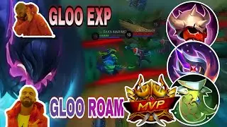GLOO SI TUKANG GENDONG⁉️SOLO RANK GLOO ROAMER | #mlbb 