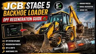 JCB Stage 5 Backhoe Loader: DPF Regeneration Guide 🚜