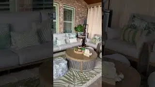 My new favorite room&mdash;outside!#shorts #outdoors #homeandgarden #patioliving  #cozyliving