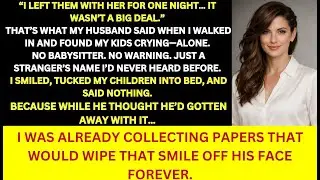 My Husband Left Our Kids With His Mistress - I Came Back With Paperwork That Stopped His Smile