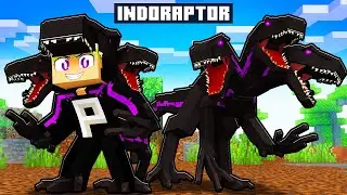 JOGANDO como um GAROTO INDORAPTOR MUTANTE no Minecraft