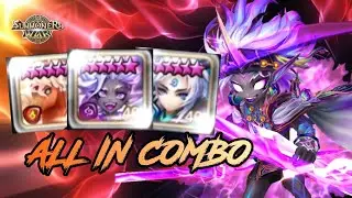 HUGE DAMAGE COMBO WITH DEVARAJA AND HELENA IN RTA [Summoners War : Sky Arena]