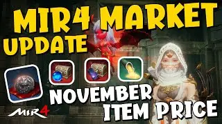 MIR4 | NOVEMBER MARKET CHECK | GRABE BENTAHAN NG ITEMS!