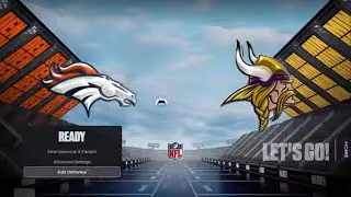 Madden26 Fantasy League playing as Denver Broncos at Minnesota Vikings #asherclantv #football
