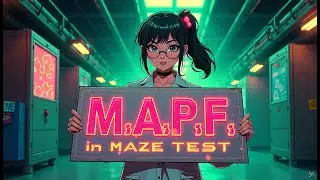 Multi-Agent Path Finding (MAPF) - 35 agents in a maze. Testing agent priorities and waiting points.