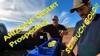 Arizona Desert Gold! (Finding gold with 5 gallons of water in the desert)