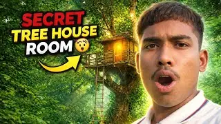 Ped Par Bana Room 😱 | Tree House Me Overnight Stay | Crazy X Adventure#shorts #viral 