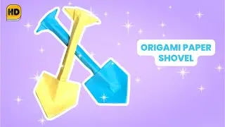 Легкая лопата оригами | Бумажная лопата | Идеи бумажных поделок | DIY | Привет любителям оригами