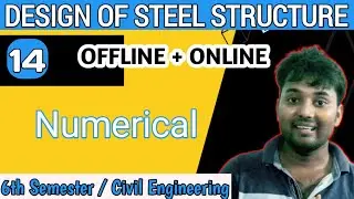 Steel structure design / DSS /  Numerical Of fillet weld / Civil Engineering 6th semester DSS