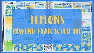 Rewind Plan With Me! Lemons FREE printable | PlannerProblem101